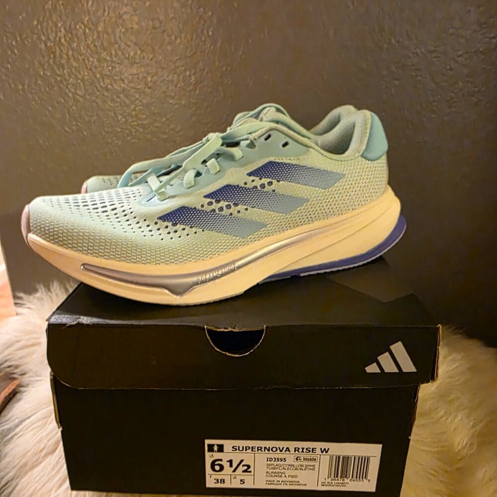 😍 NWT Adidas Supernova Rise Training Running Athletic Tennis Shoes Box Size 6.5